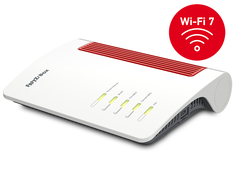 Modem router FRITZ!Box 4690 con bollino Wi-FI 7